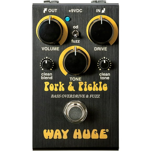 Way Huge Smalls Pork & Pickle Overdrive & Fuzz Guitar Effects Pedal