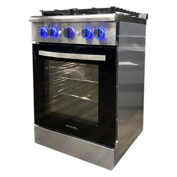 Way Interglobal WAYCF-FS60 24 in. 2022 Greystone RV Gas Range, Stainless Steel
