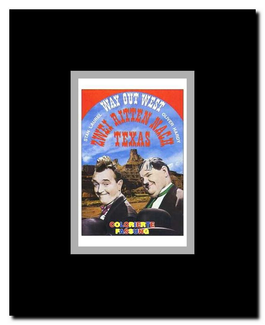 Way Out West Framed Movie Poster