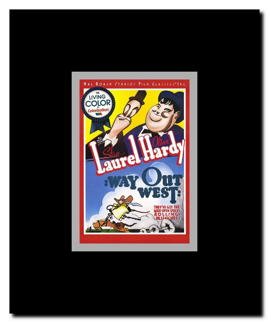 Way Out West Framed Movie Poster