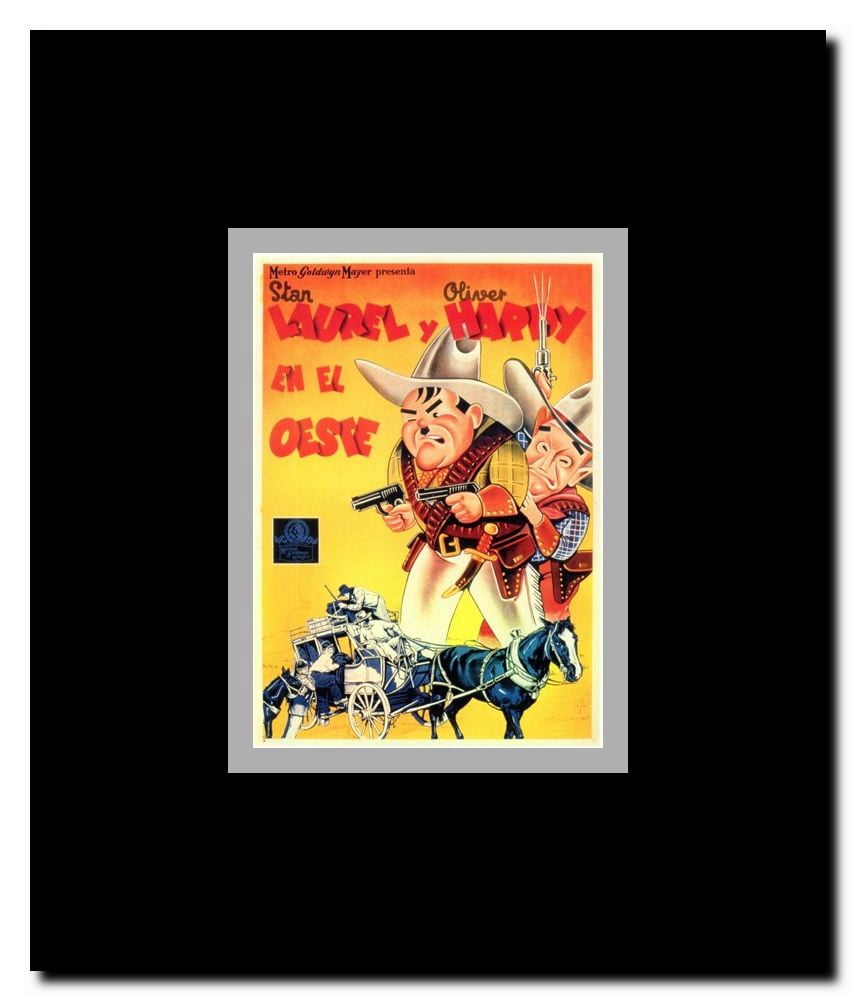 Way Out West Framed Movie Poster