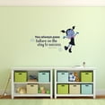 thumbnail image 1 of Way To Success Vampirina Life Quote Cartoon Quotes Decors Wall Sticker Art Design Decal for Girls Boys Kids Room Bedroom Nursery Kindergarten Home Decor Stickers Wall Art Vinyl Decoration (27x30 inch), 1 of 2