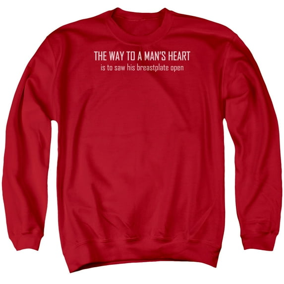 - Way To A Mans Heart - Crewneck Sweatshirt - Large