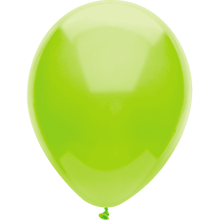 Way To Celebrate 12" All Occasion Lime Green Balloons, 15 Count
