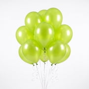 12 Lime Green Latex Balloons, 15 Pieces, by Way To Celebrate
