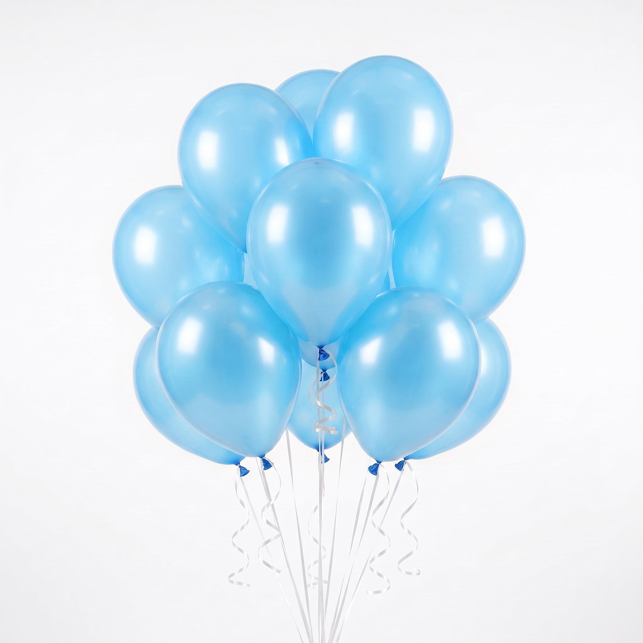 12" Electric Blue Latex Balloons, 15 Pieces, by Way To Celebrate