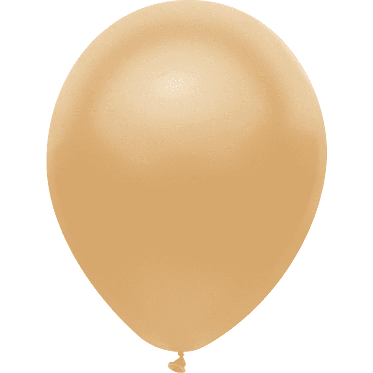 Ballons - Métal - Age - lot de 6 - Rose Gold