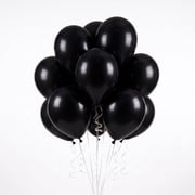 12 Black Latex Balloons, 15 Pieces, by Way To Celebrate
