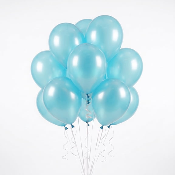 12" Teal Latex Balloons, 15 Pieces, by Way To Celebrate