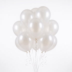 12" White Latex Balloons, 15 Pieces, by Way To Celebrate
