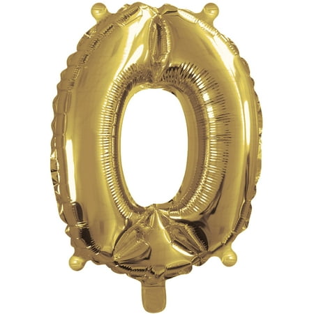 Way To Celebrate 16" Gold Balloon Number, 1 Count