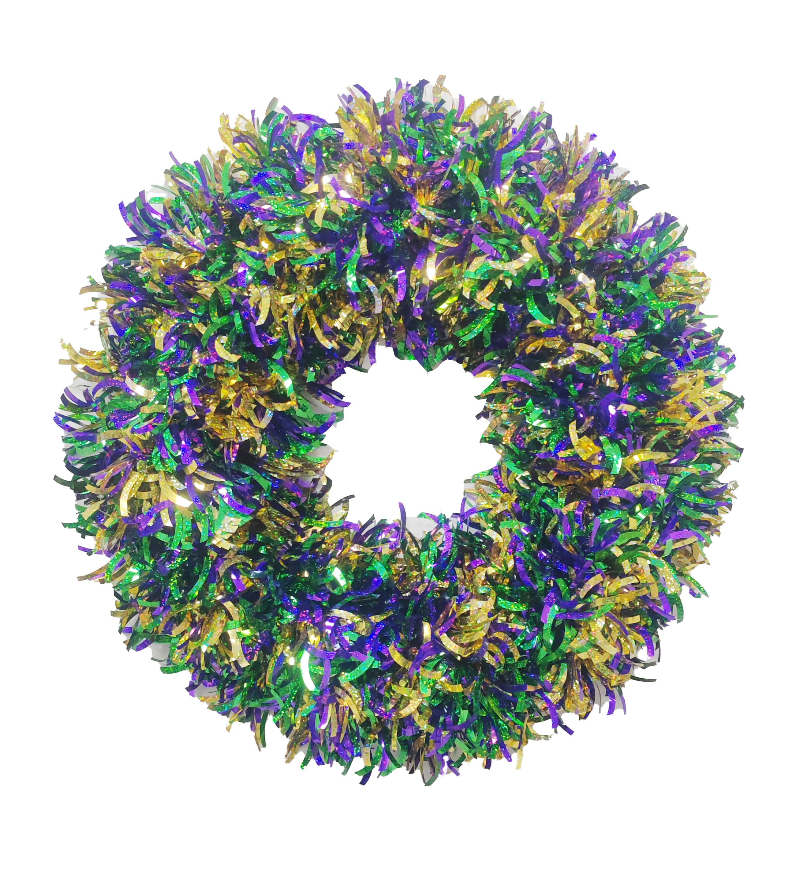 mardi gras tinsel tree walmart
