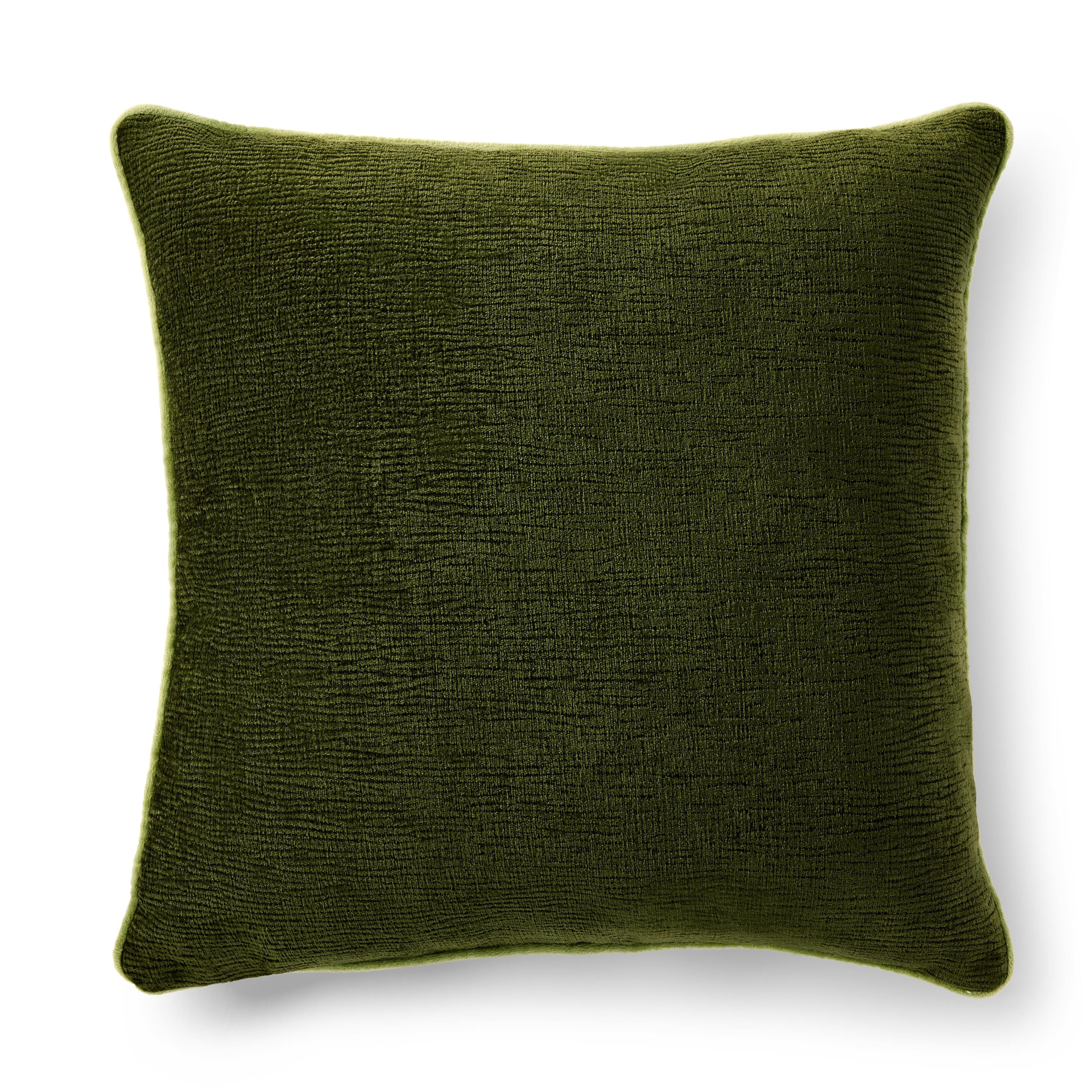 Way To Celebrate Green Faux Pintuck Decorative Pillow, 18 in x 18 in