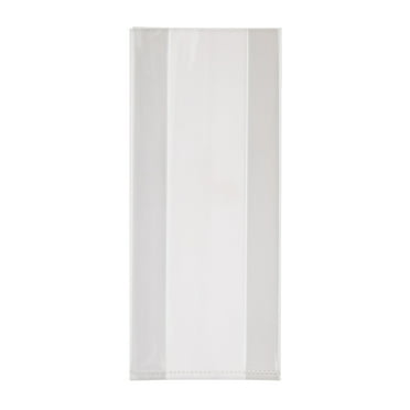 Clear Treat Bags with Twist Ties, 4" x 9.5", 25 Pieces, by Way To Celebrate