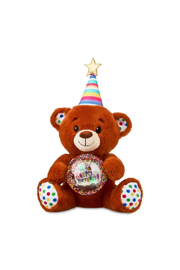 Light-Up Singing Bear Plush Toy, Tan, 9", by Way To Celebrate