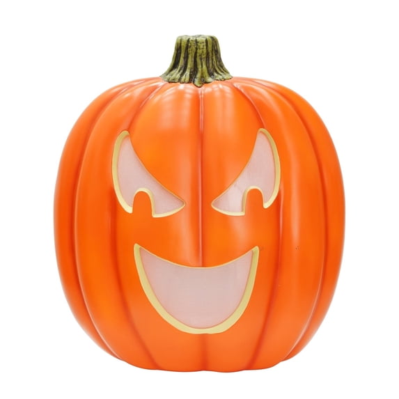 Way To Celebrate Animated Jack-o'-Lantern Halloween Decor Pumpkin, 22 in, Plastic