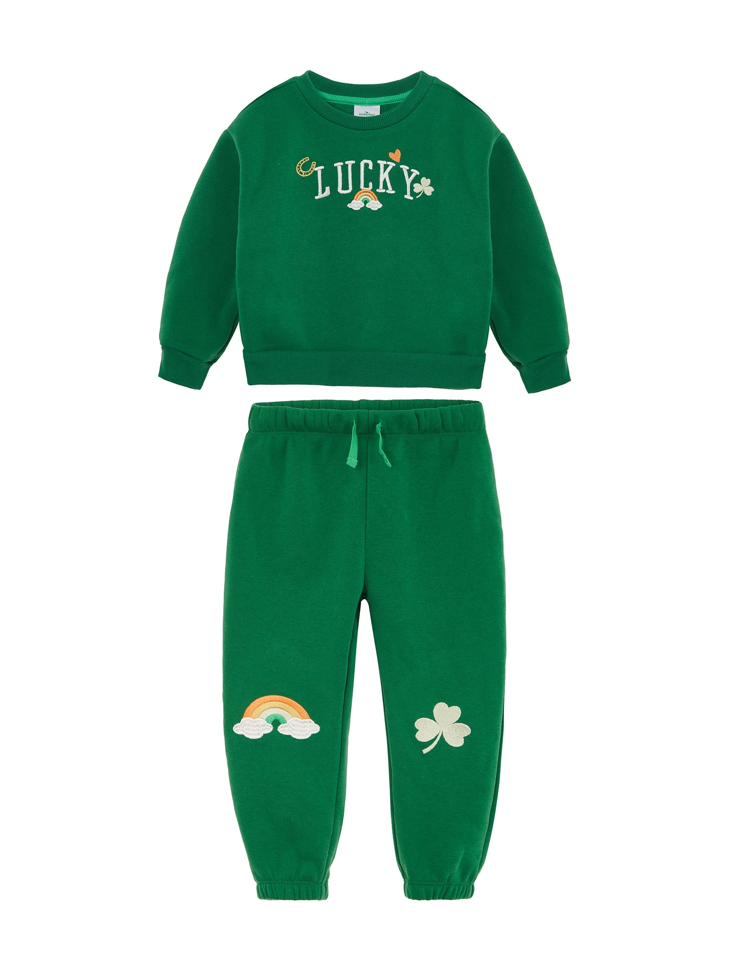 Way To Celebrate Baby St. Patrick's Day Jogger Set, Sizes 0-3M-6-9M