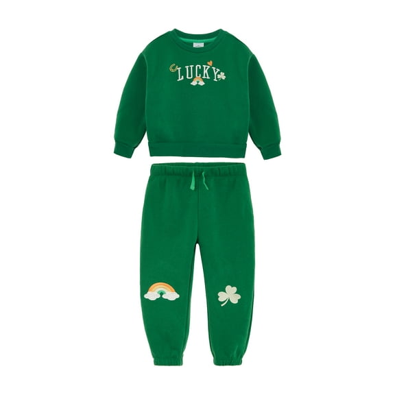 Way To Celebrate Baby St. Patrick's Day Jogger Set, Sizes 0-3M-6-9M