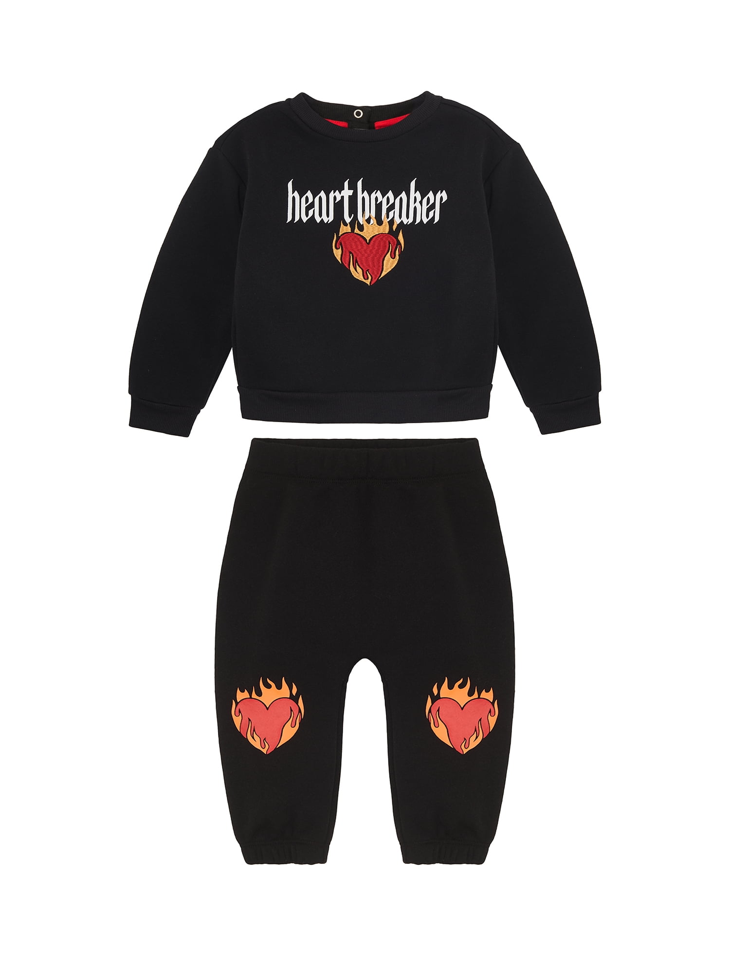 Way To Celebrate Baby & Toddler Valentine's Day Jogger Set, Sizes 0M-5T