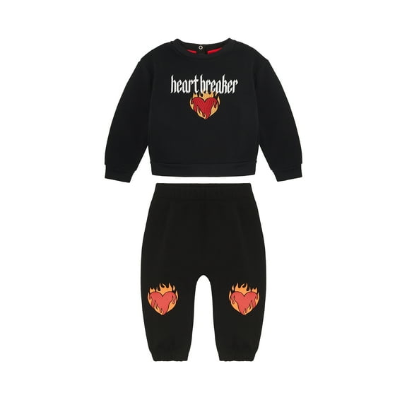 Way To Celebrate Baby & Toddler Valentine's Day Jogger Set, Sizes 0M-5T