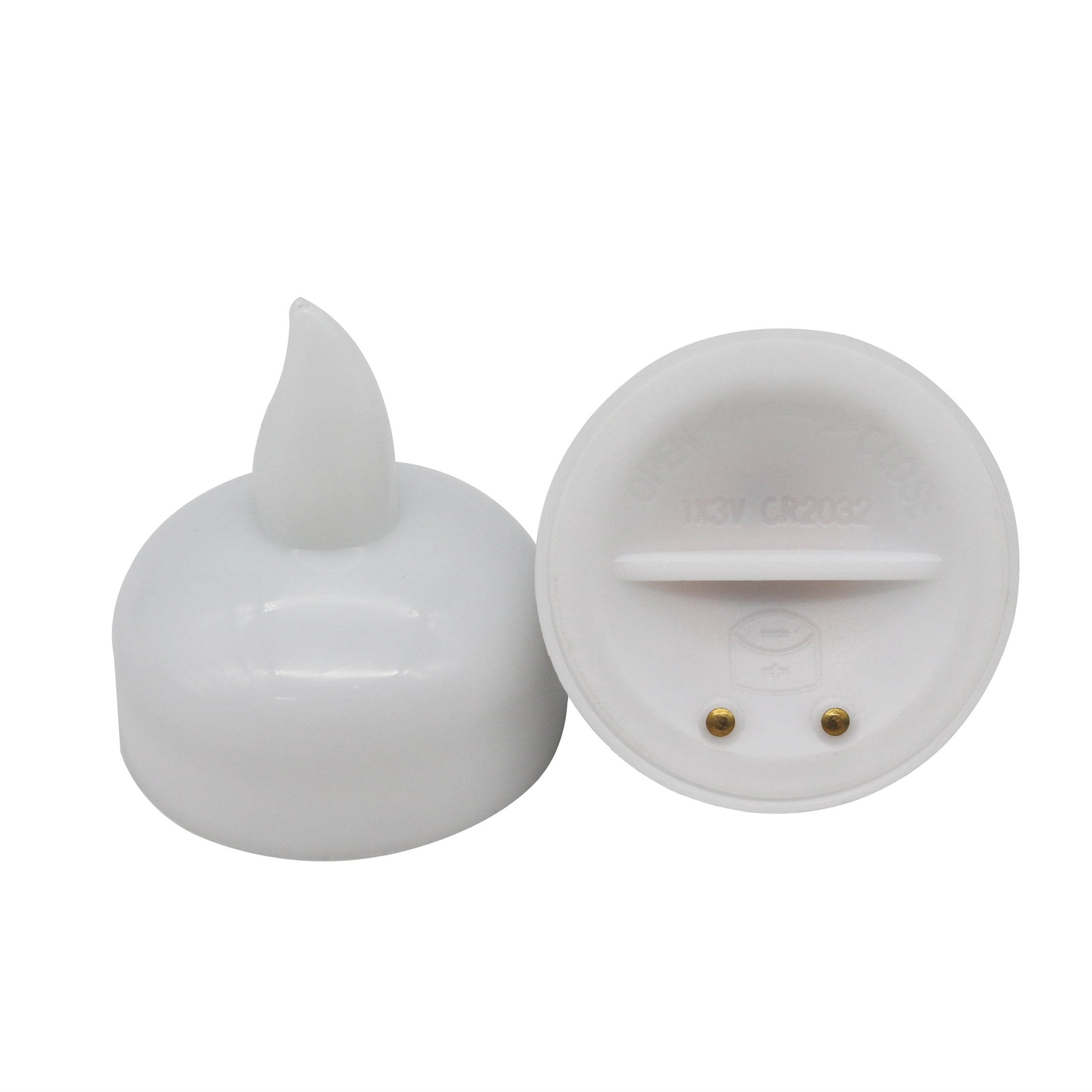 Way To Celebrate Battery-Operated LED Floating Tealights, White, 24 Count