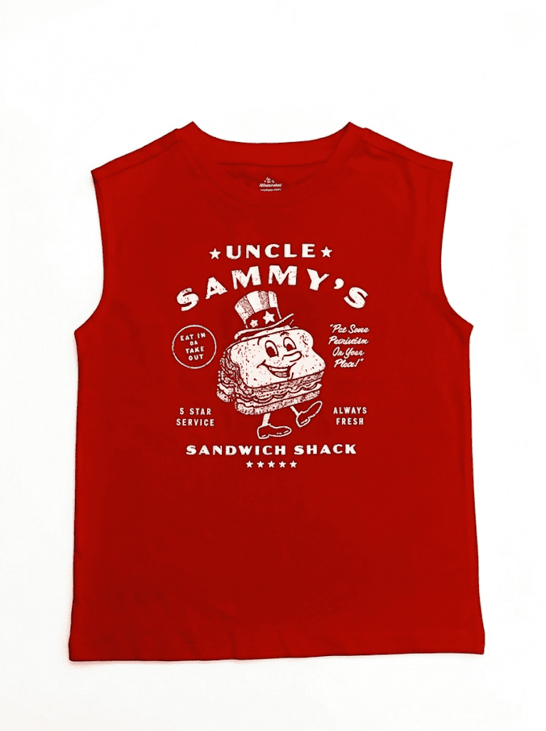 Way To Celebrate Big Boys Graphic Tank Top, Sizes 4/5-14/16Husky