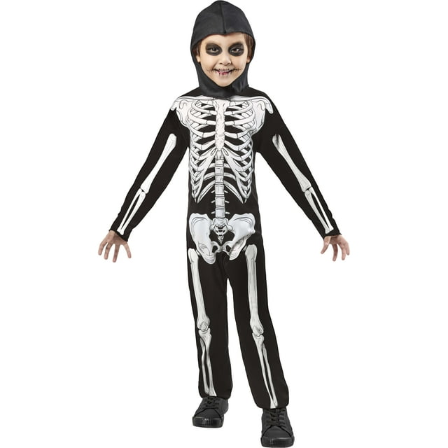 Skeleton Halloween Disfraz para Niños, Talla S (6/7), de Way to Celebrate
