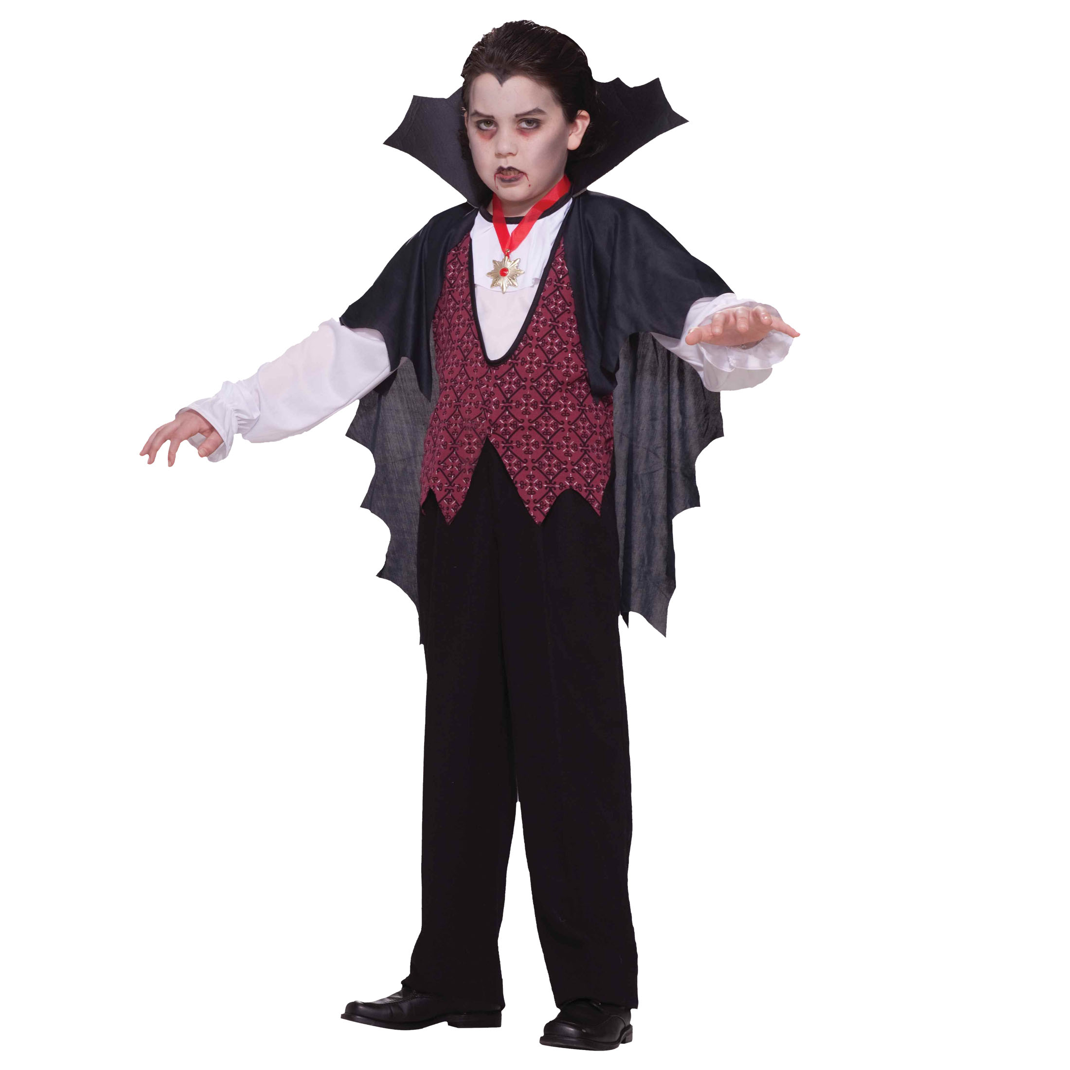 Vampire Halloween Costume for Children, Boy Size M (8), by Way to ...