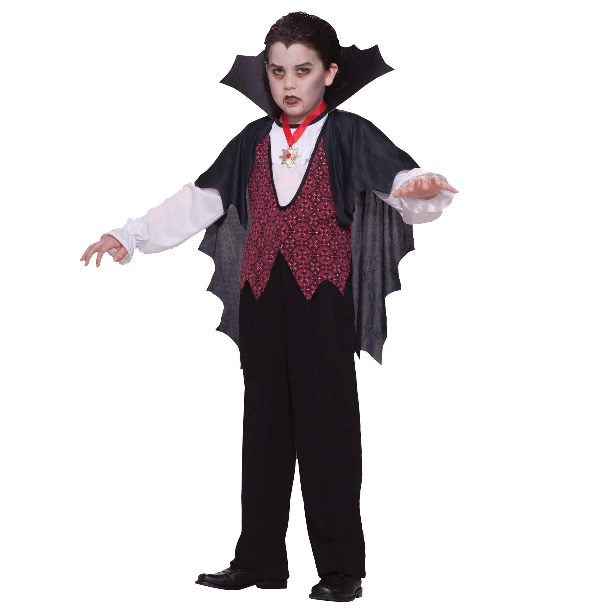 Vampire Halloween Costume for Children, Boy Size S (6/7), by Way to Celebrate