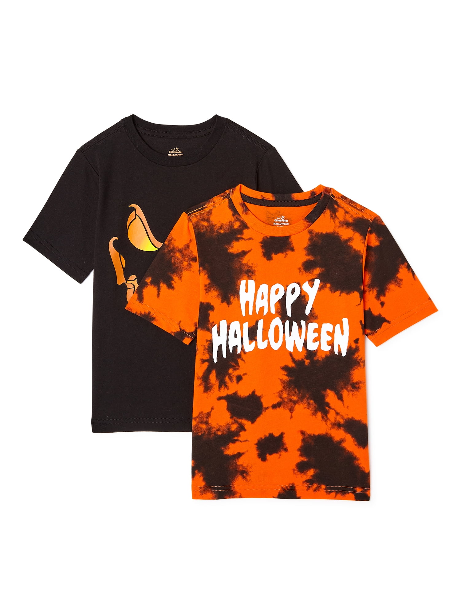 Happy Halloween Print T Shirt Tees For Kids Boys Casual Short