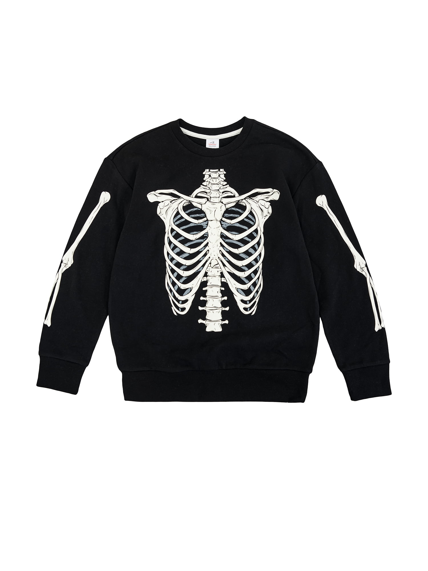 Way To Celebrate Boys Halloween Crewneck Sweatshirt, Sizes 4-18 & Husky