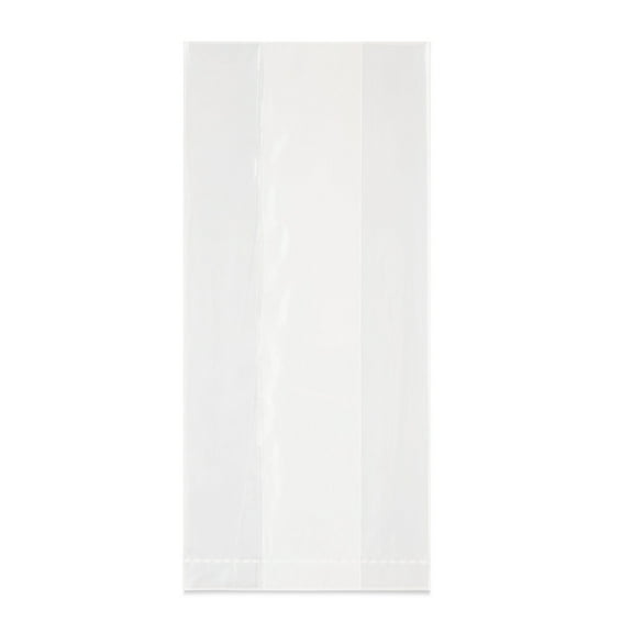 Way To Celebrate Clear Treat Bags with Twist Ties, 5 in x 3 in x 11 in, 20 Pieces