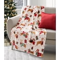 thumbnail image 1 of Way To Celebrate Dog Christmas Throw, 1 of 5