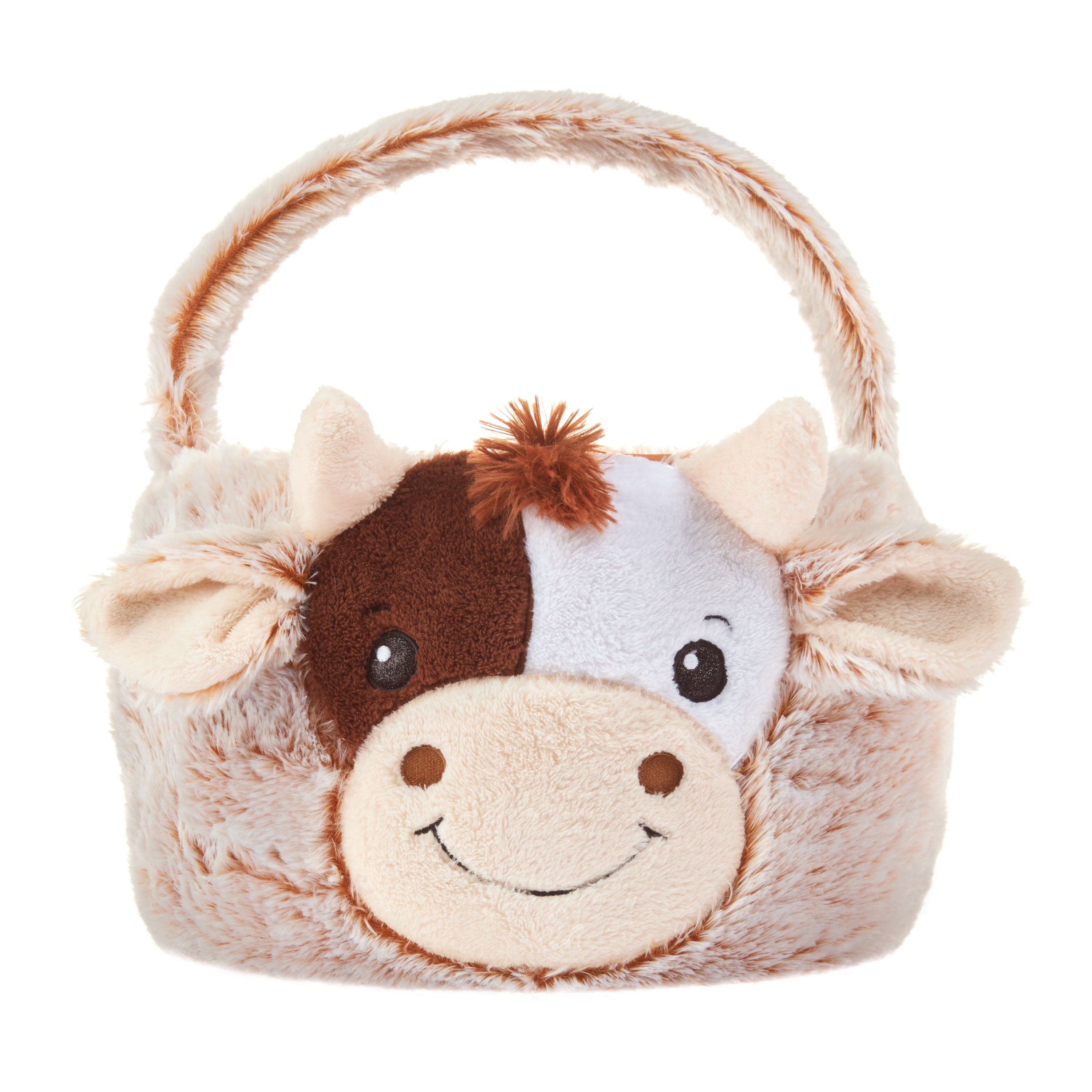 Way To Celebrate Easter Jumbo Plush Basket, Cow