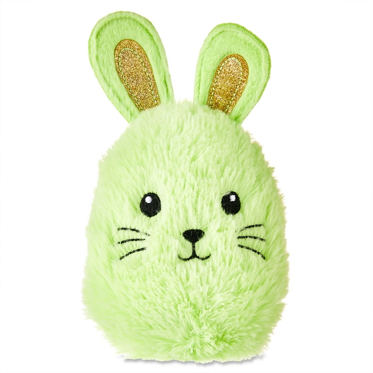 Green top stuffed bunny