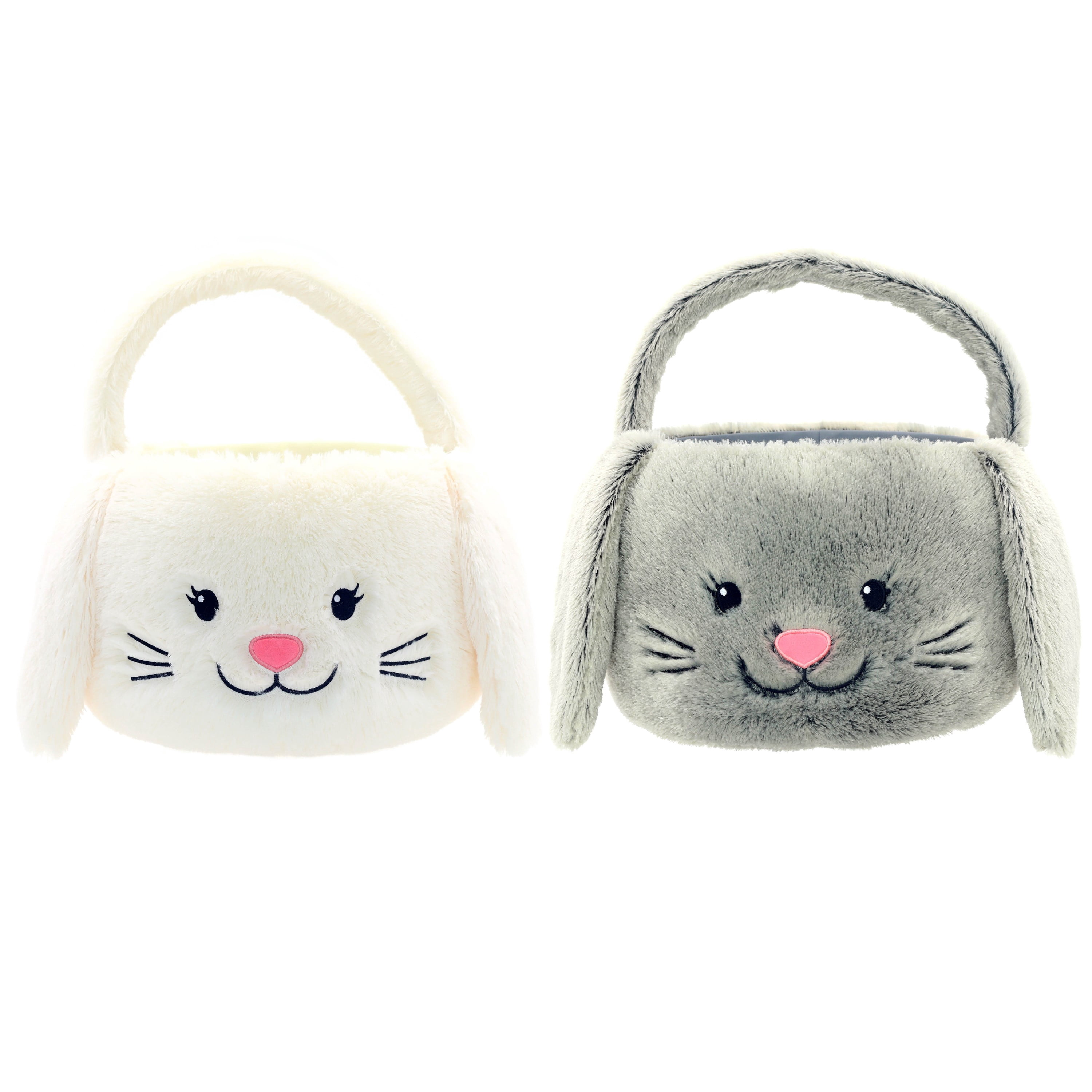 "Way To Celebrate! Easter Plush Jumbo Bunny Easter Basket"