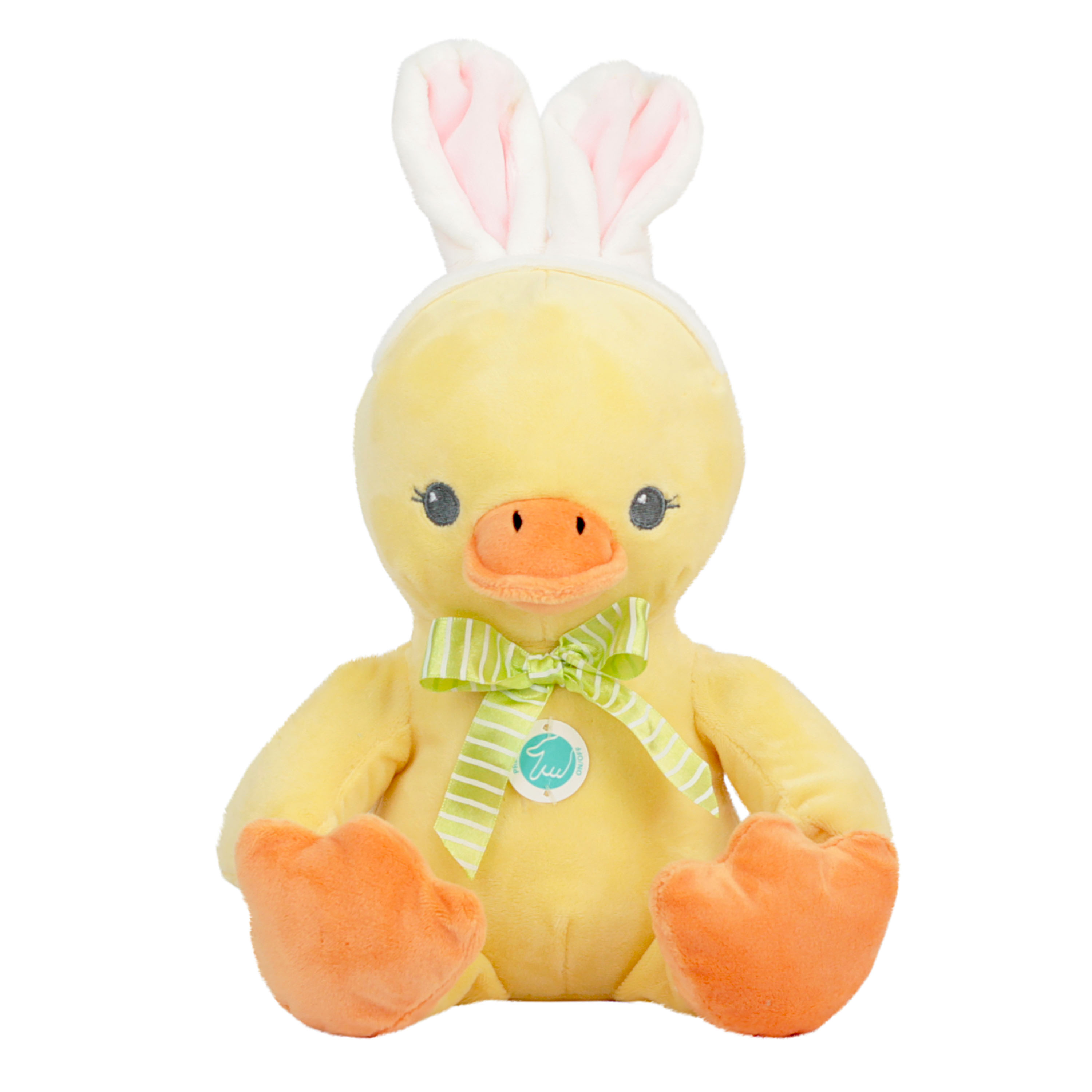 Way To Celebrate Easter Squeeze and Talk Plush Toy-Baby Duck