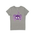 thumbnail image 1 of Way To Celebrate Girls 4-18 Short Sleeve Graphic Googly Eyes Spider Tee, 1 of 3