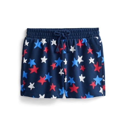 Fourth of July Girls Patriotic Americana Shorts from Way to Celebrate, Sizes 4-18