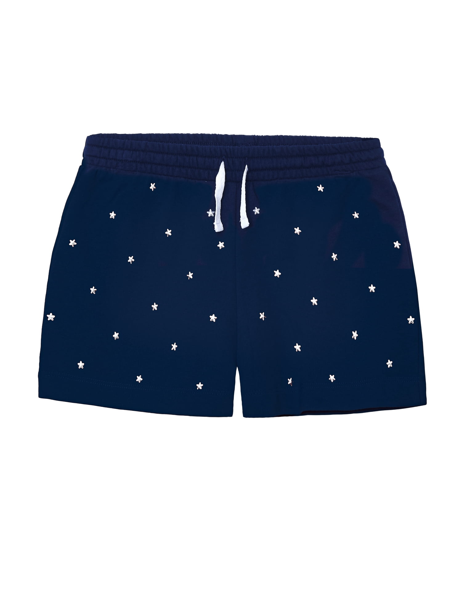 Way To Celebrate Girls Patriotic Americana Short with Studs, sizes 4-18