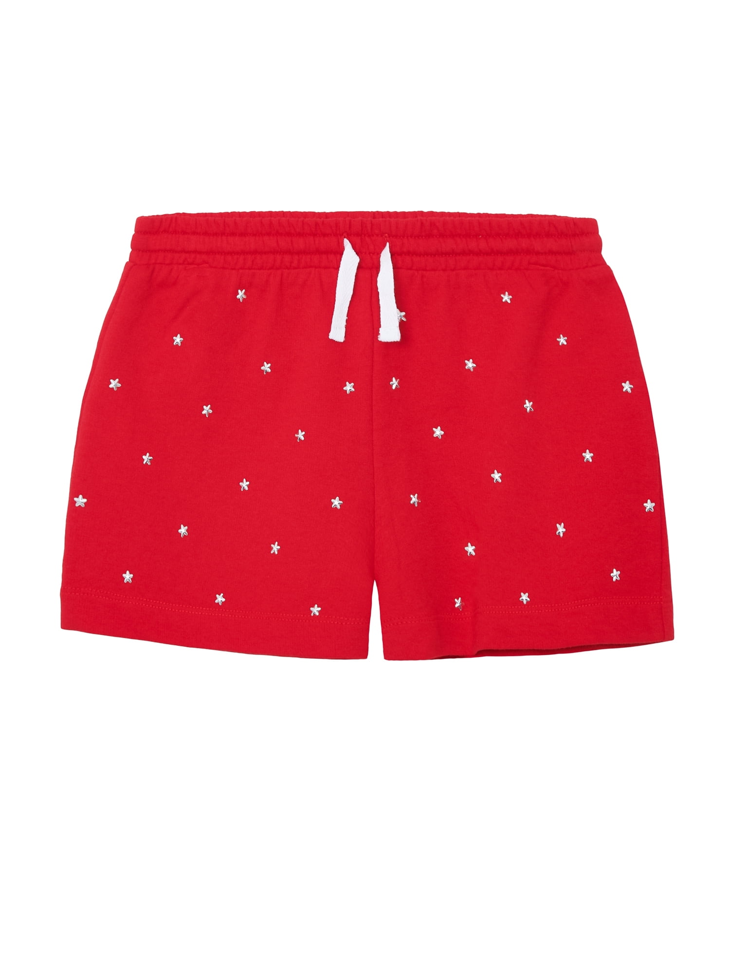 Way To Celebrate Girls Patriotic Americana Short with Studs, sizes 4-18