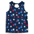 thumbnail image 1 of Fourth of July Girls Patriotic Americana Graphic Tank Top from Way To Celebrate, Sizes 4-18, 1 of 3