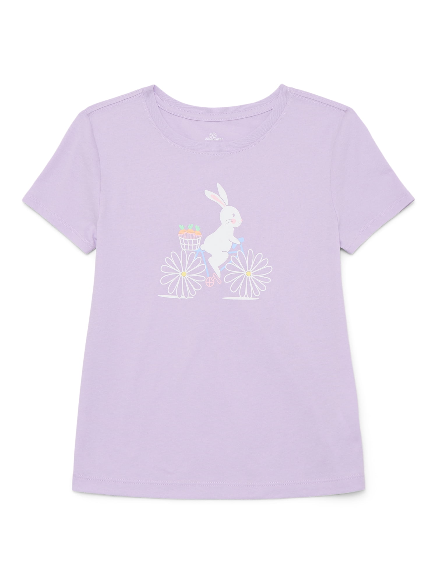 Easter Girls Graphic Tee with Short Sleeves from Way to Celebrate, Sizes 4-18