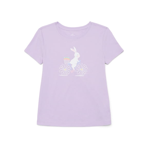 Easter Girls Graphic Tee with Short Sleeves from Way to Celebrate, Sizes 4-18