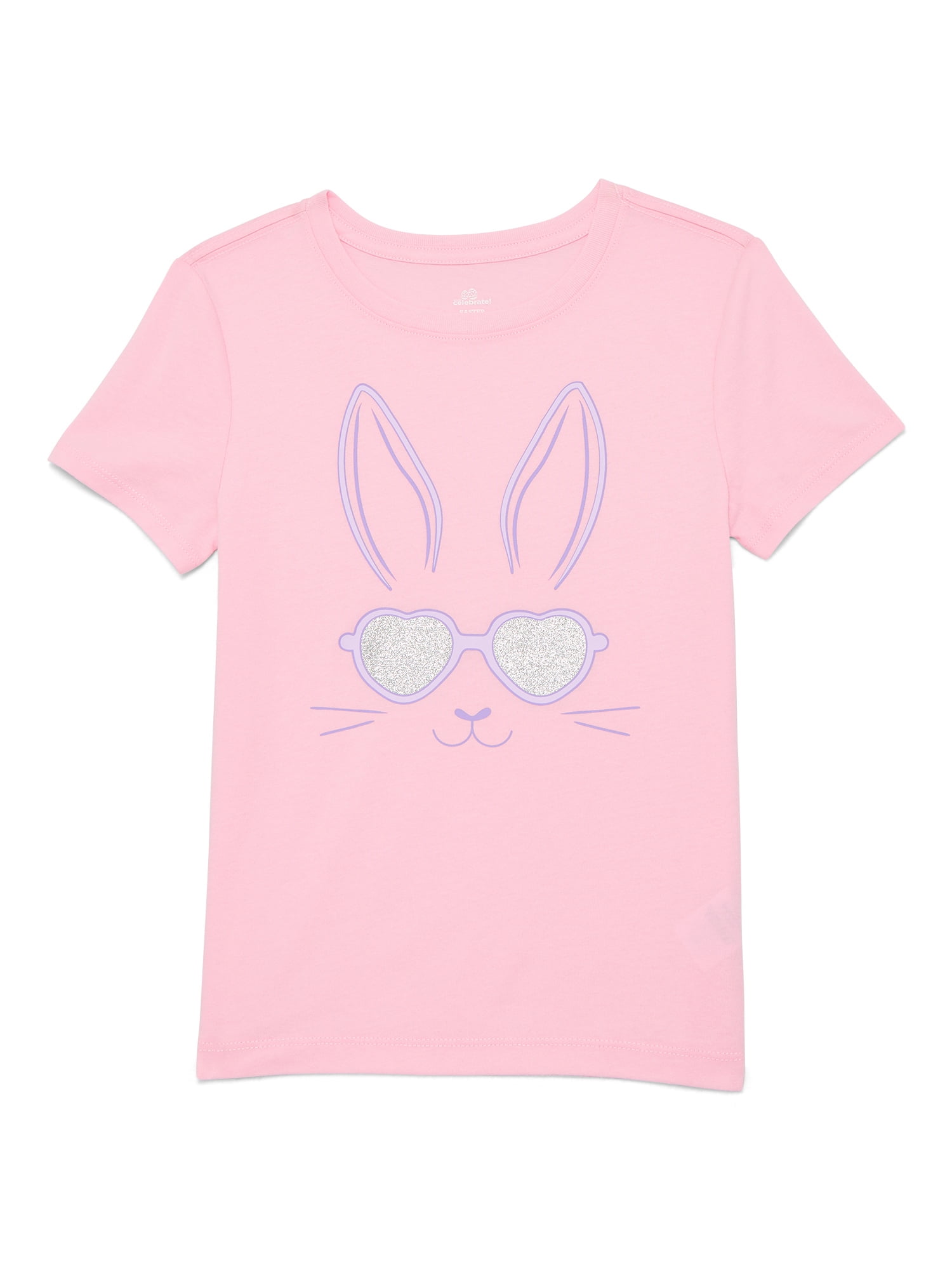 Easter Girls Graphic Tee with Short Sleeves from Way to Celebrate, Sizes 4-18