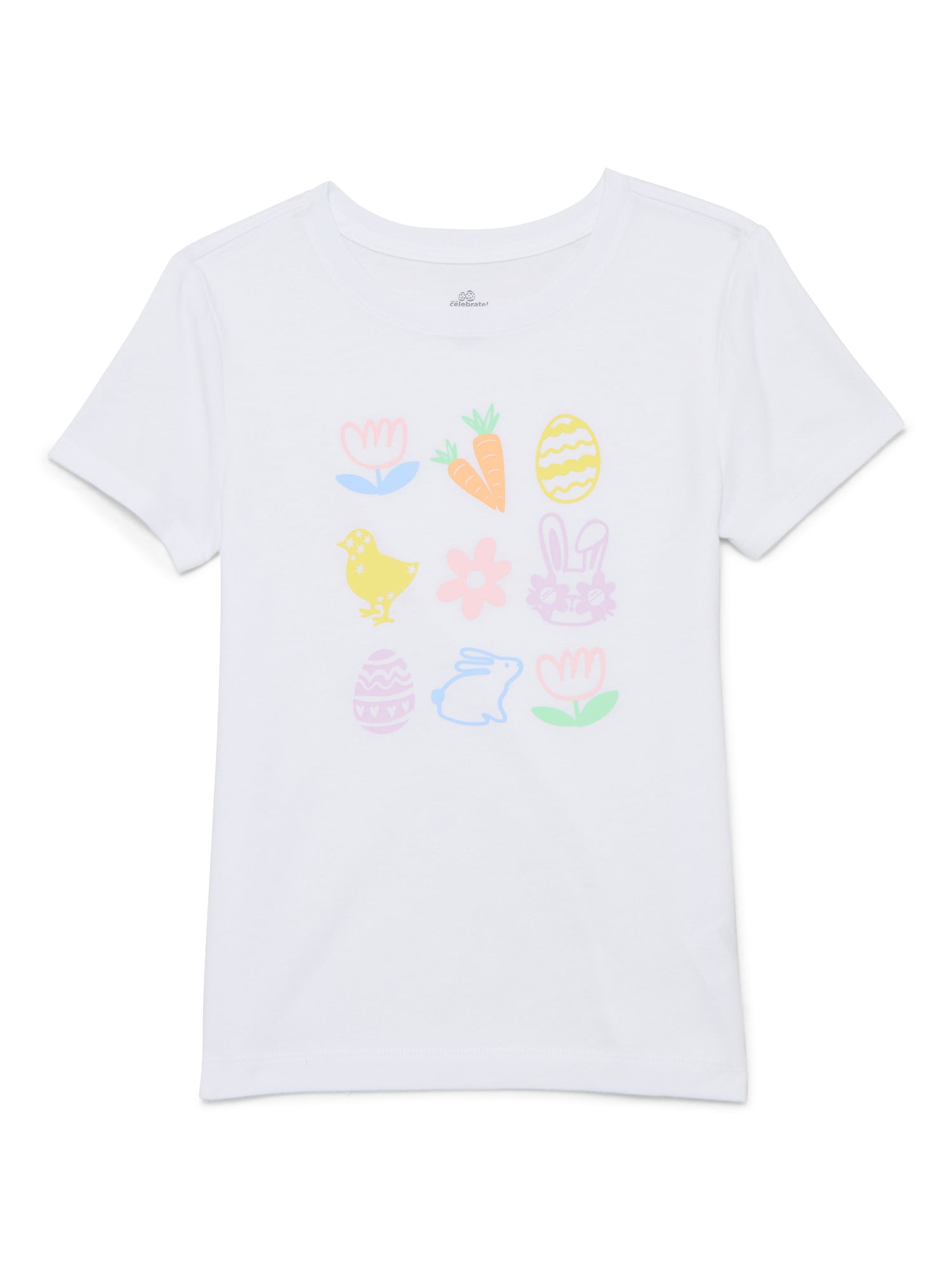 Easter Girls Graphic Tee with Short Sleeves from Way to Celebrate, Sizes 4-18