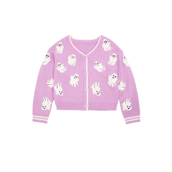 Way To Celebrate Girls Halloween Cardigan, Sizes 4-18