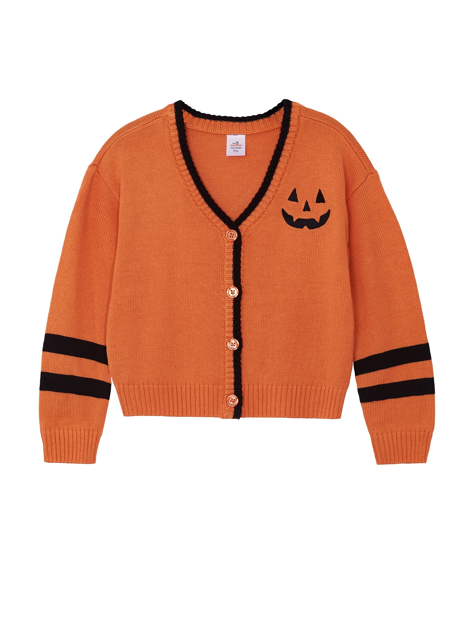 Way To Celebrate Girls Halloween Cardigan, Sizes 4-18