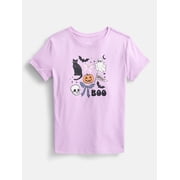 Halloween Girls Graphic Tee with Short Sleeves from Way to Celebrate, Sizes 4-18 & Husky