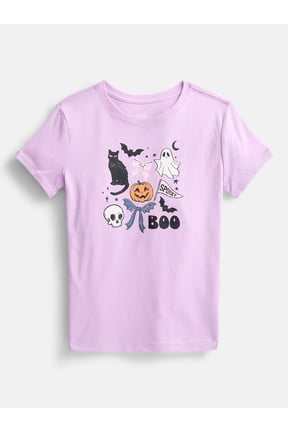 Halloween Girls Graphic Tee with Short Sleeves from Way to Celebrate, Sizes 4-18